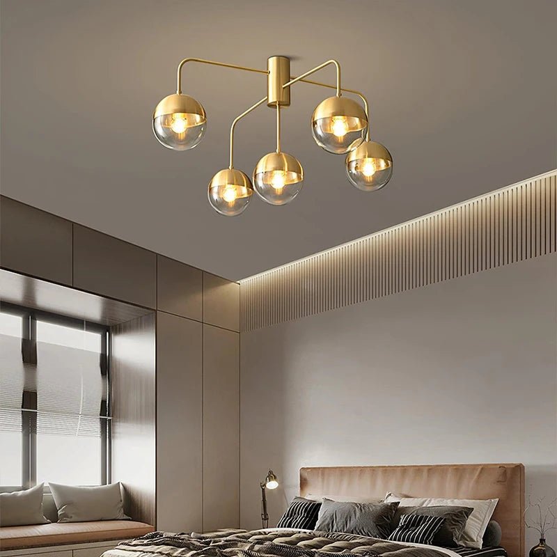 Ezra Globulars Ceiling Light Cox & Finch