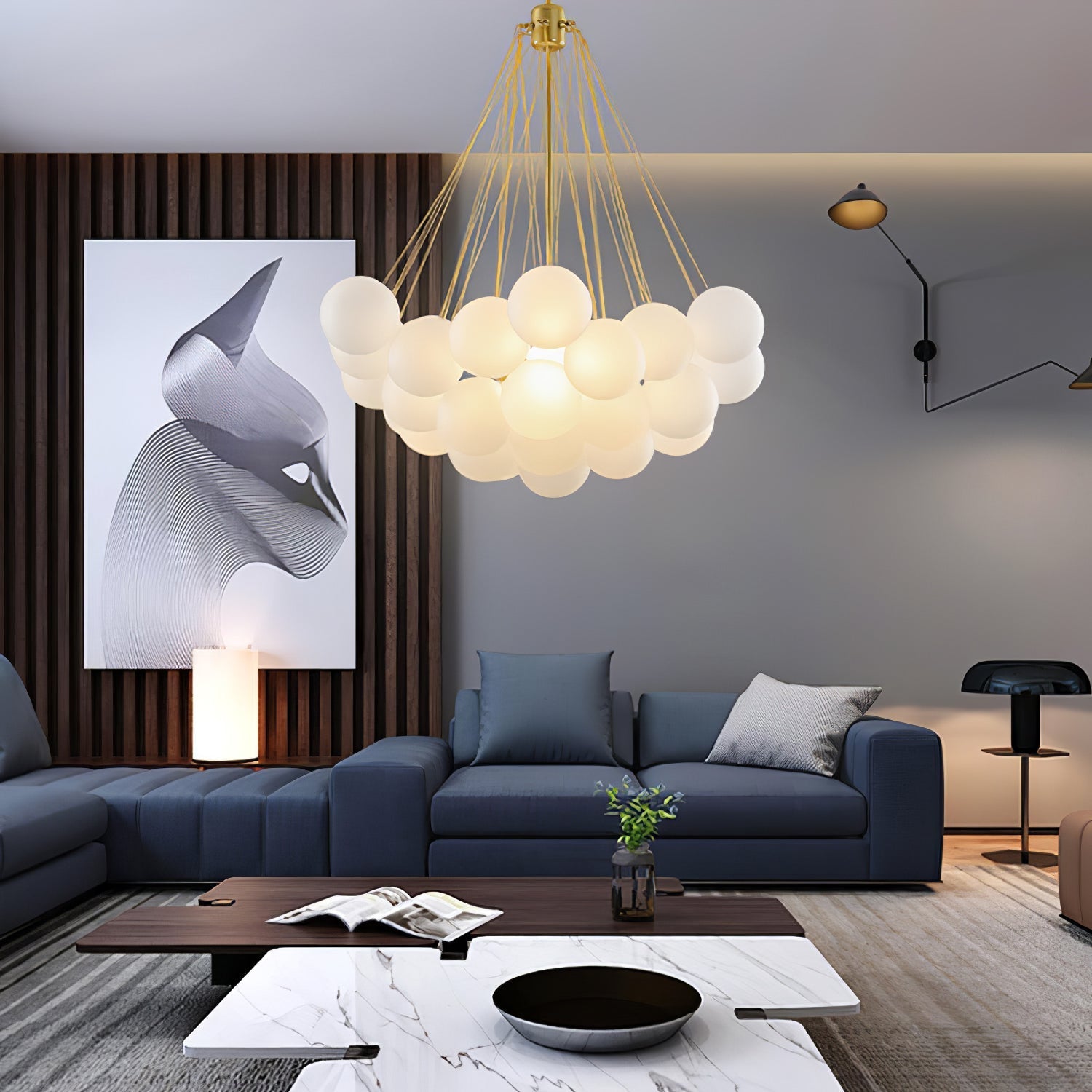 Oceane Bubble Chandelier Cox & Finch