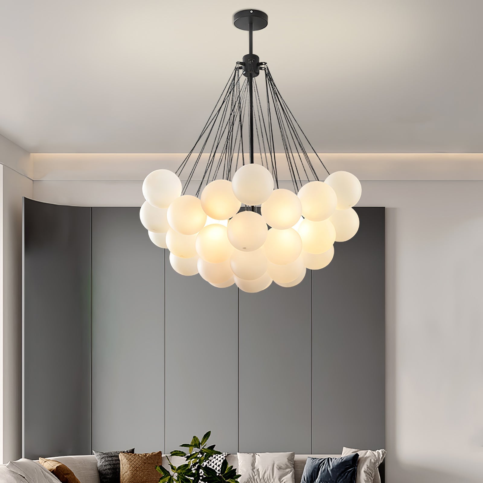 Oceane Bubble Chandelier Cox & Finch