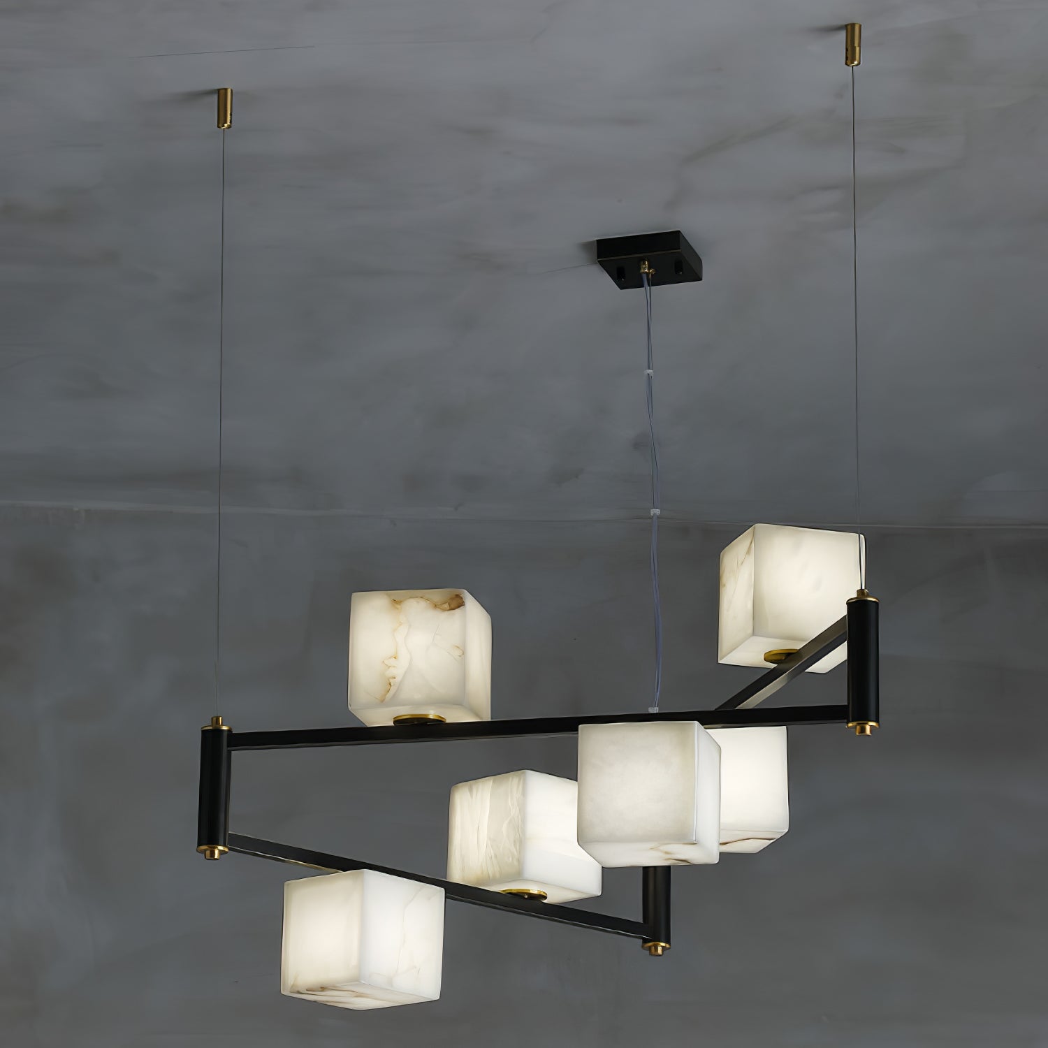 Quinn Square Box Chandelier Cox & Finch