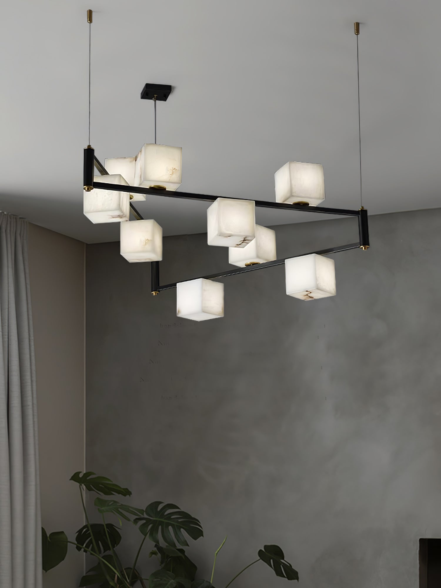 Quinn Square Box Chandelier Cox & Finch