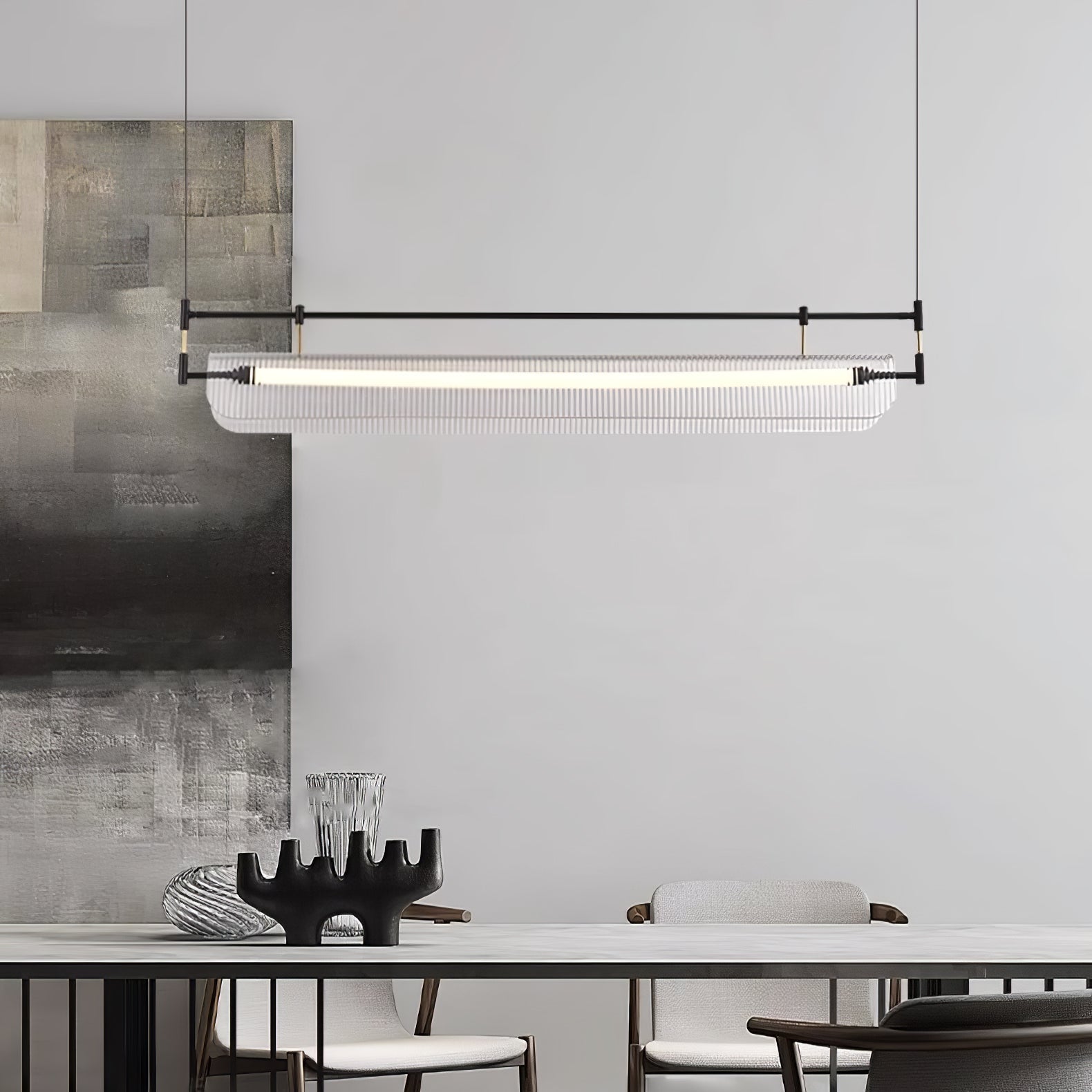 Samuel Linear Strip Chandelier Cox & Finch